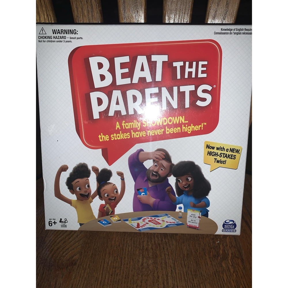 Beat the Parents‎ Ultimate Family Showdown Board Game 2-6 Players Age 6+ Sealed